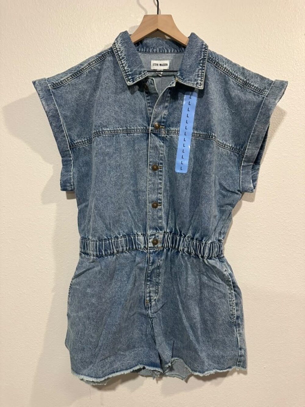 Steve Madden Women's Denim Romper